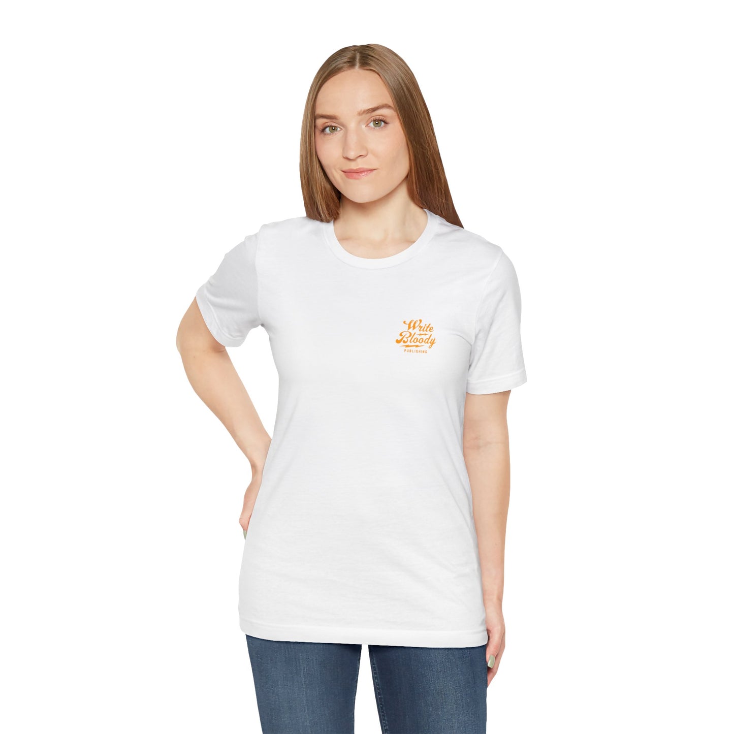 WRITE BLOODY LOGO, many colors, Unisex Jersey Short Sleeve Tee - Write Bloody Publishing