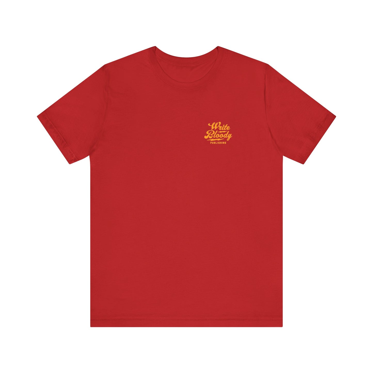 WRITE BLOODY LOGO, many colors, Unisex Jersey Short Sleeve Tee - Write Bloody Publishing