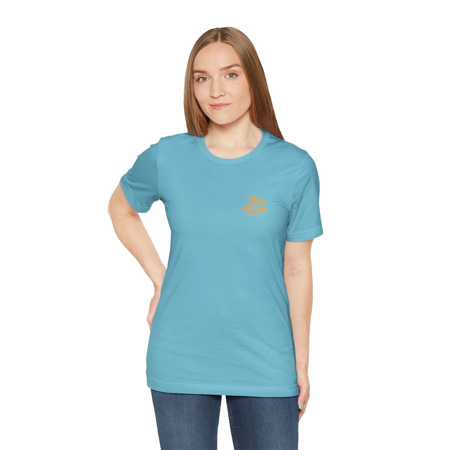 WRITE BLOODY LOGO, many colors, Unisex Jersey Short Sleeve Tee - Write Bloody Publishing