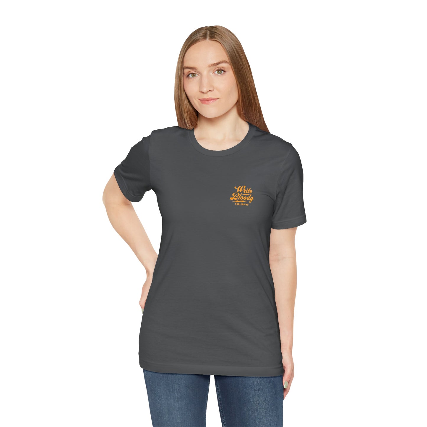 WRITE BLOODY LOGO, many colors, Unisex Jersey Short Sleeve Tee - Write Bloody Publishing