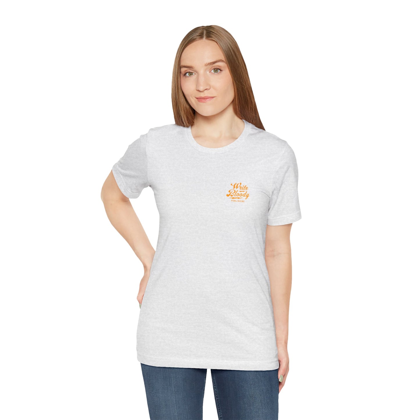 WRITE BLOODY LOGO, many colors, Unisex Jersey Short Sleeve Tee - Write Bloody Publishing