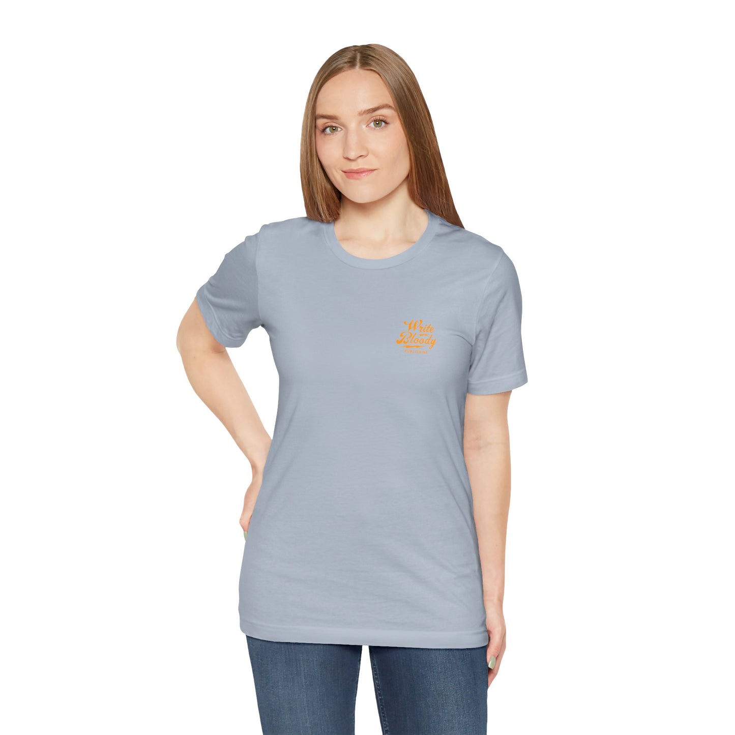 WRITE BLOODY LOGO, many colors, Unisex Jersey Short Sleeve Tee - Write Bloody Publishing