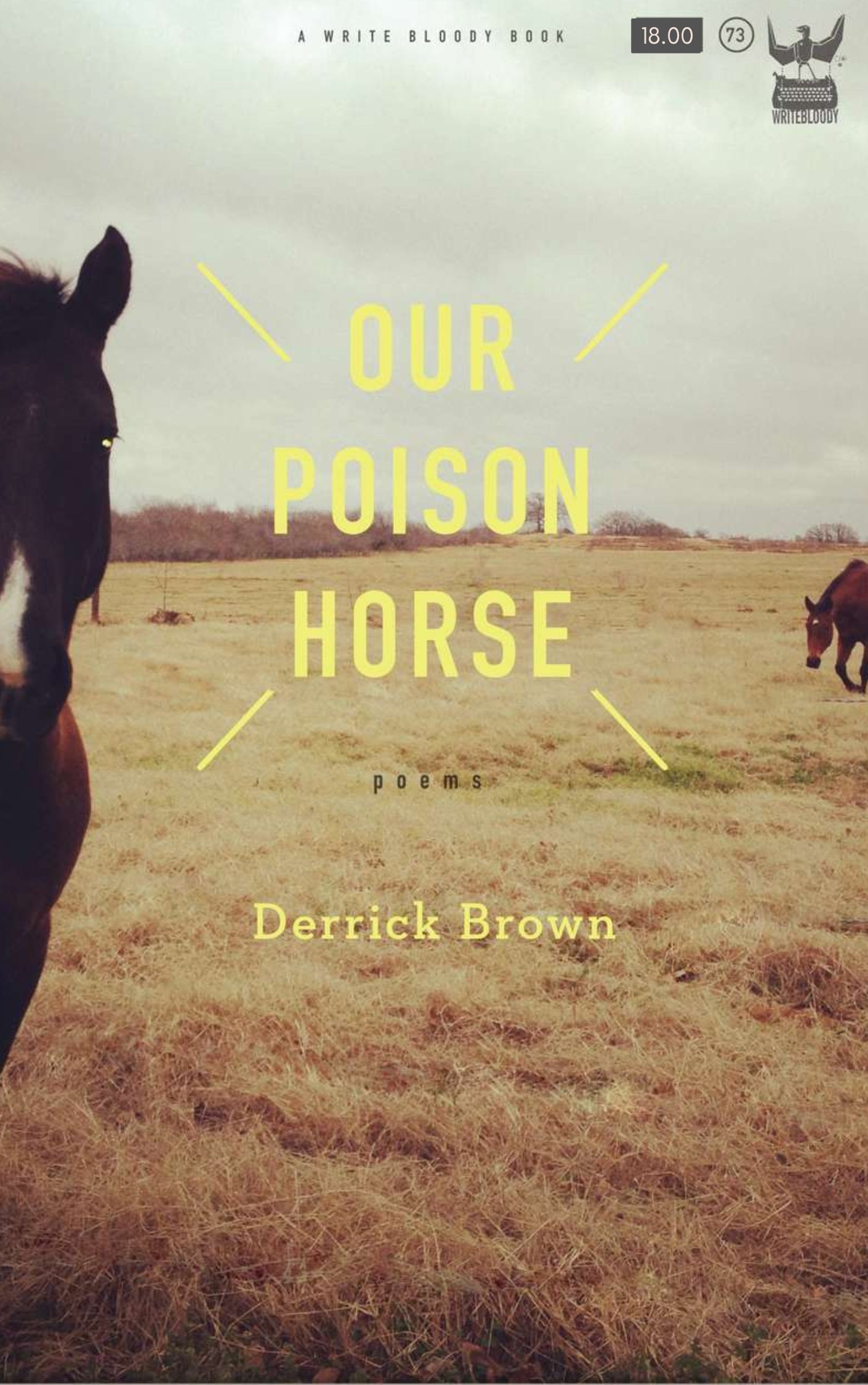 Our Poison Horse by Derrick C. Brown - Write Bloody Publishing