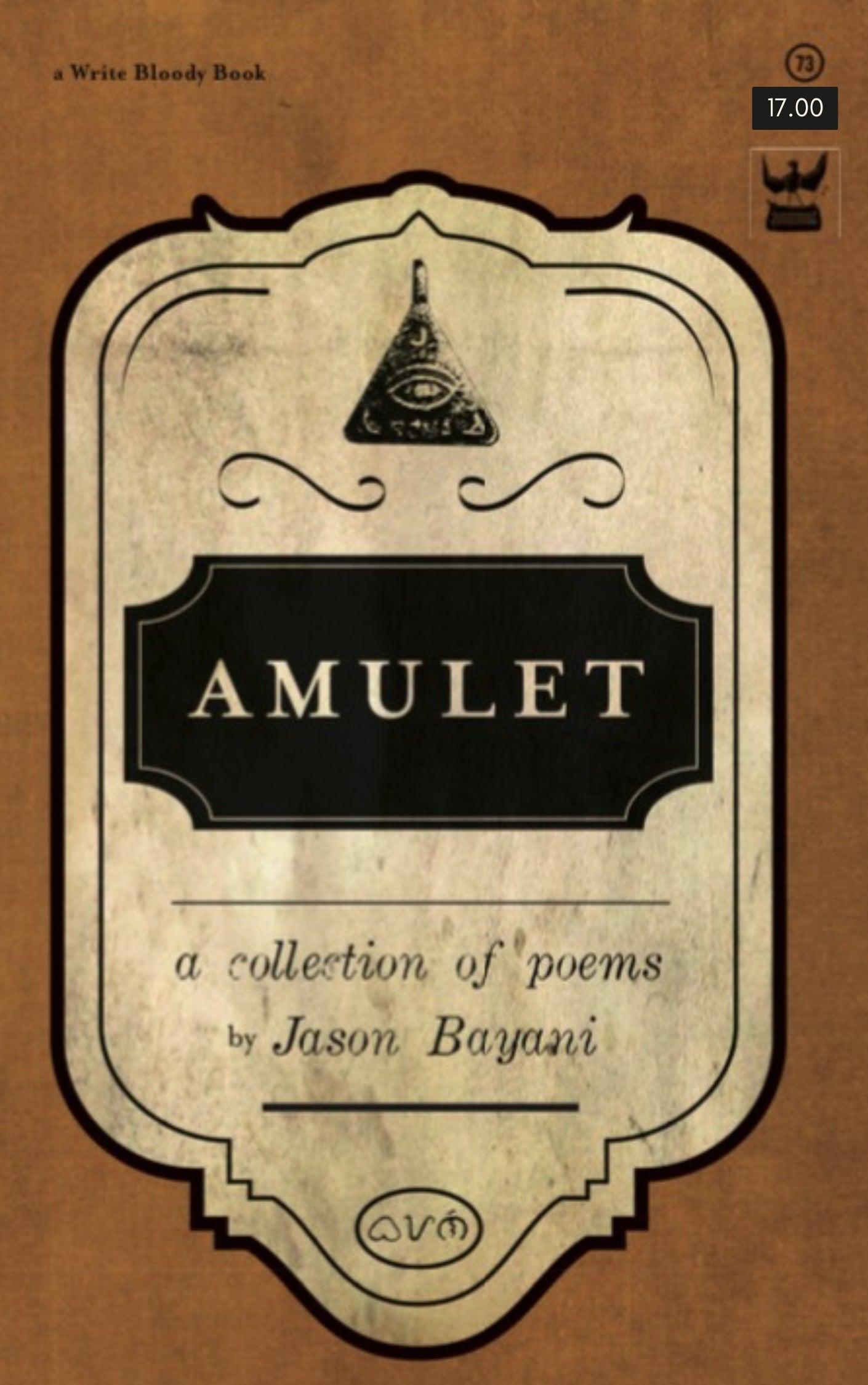 Amulet by Jason Bayani - Write Bloody Publishing