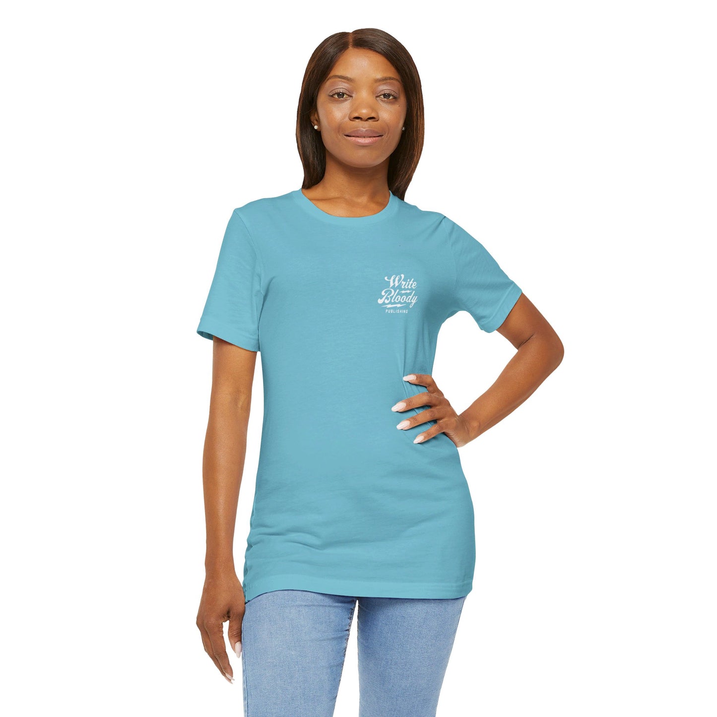 LIVE TO WRITE, WRITE TO LIVE Unisex Jersey Short Sleeve Tee - Write Bloody Publishing