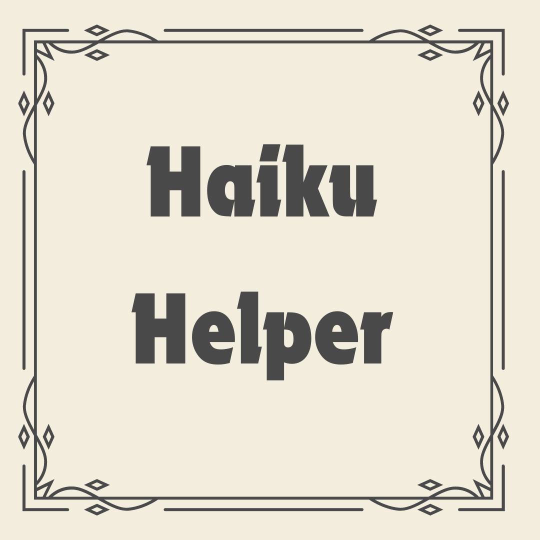 Haiku Helper