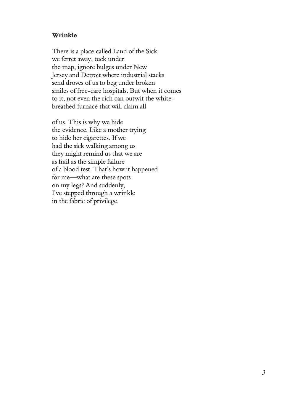 My, My, My, My, My by Tara Hardy - Write Bloody Publishing