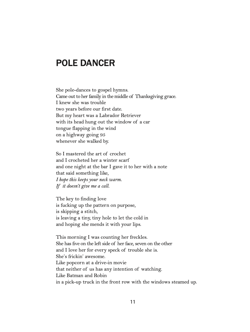 Pole Dancing to Gospel Hymns by Andrea Gibson (Paperback) - Write Bloody Publishing
