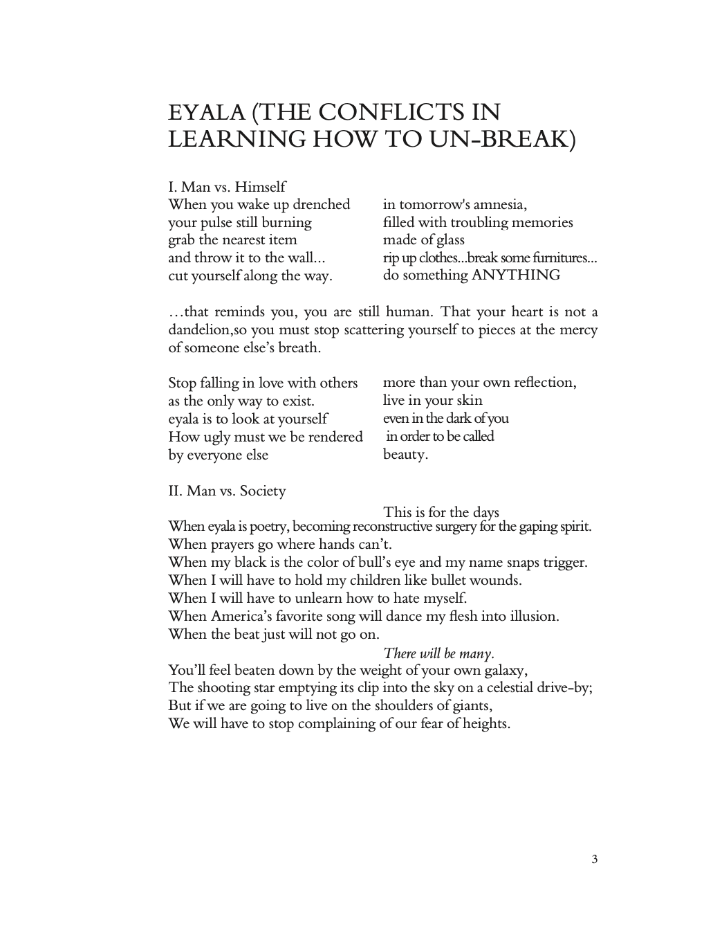 The Heart of a Comet by Pages D. Matam - Write Bloody Publishing