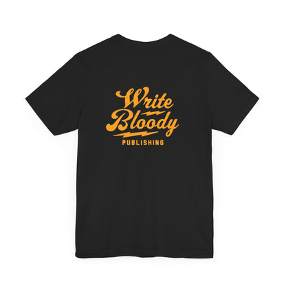 WRITE BLOODY LOGO, many colors,  Unisex Jersey Short Sleeve Tee - Write Bloody Publishing