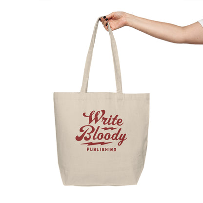 2 sided WB Large Canvas Shopping Tote - Write Bloody Publishing