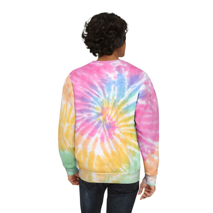 Trippy Poetry and Coffee Unisex Tie-Dye Sweatshirt - Write Bloody Publishing