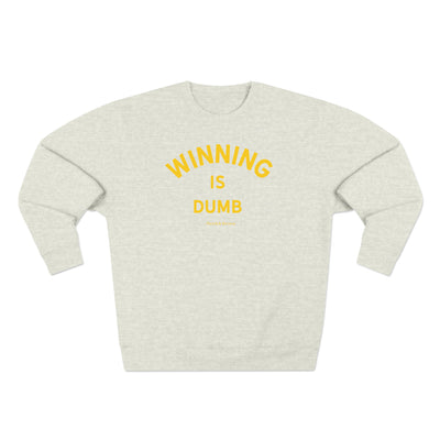 winning is dumb, derrick brown Unisex Premium Crewneck Sweatshirt