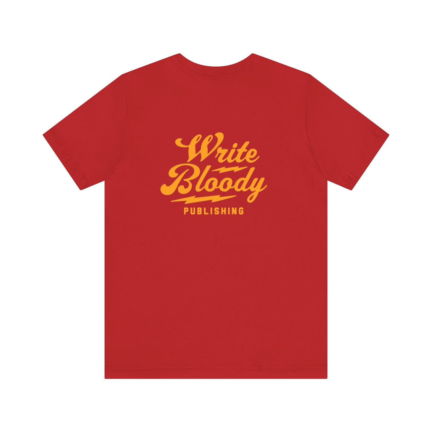 WRITE BLOODY LOGO, many colors,  Unisex Jersey Short Sleeve Tee - Write Bloody Publishing