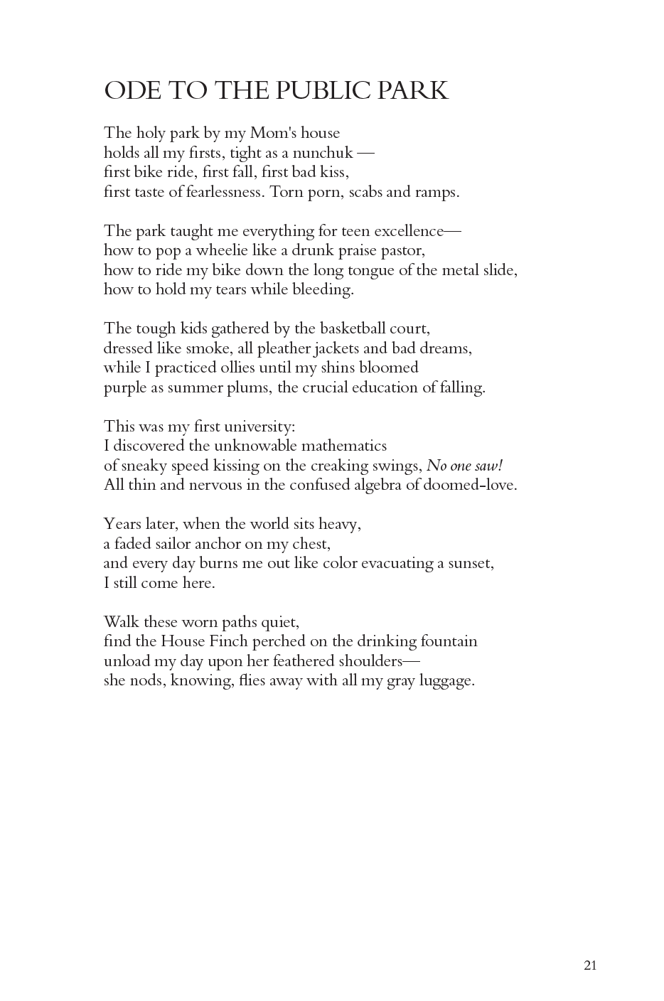 A Little Grief Break by Derrick C. Brown