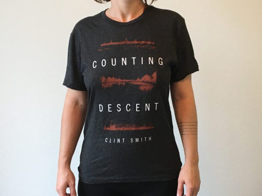 Counting Descent Book Cover T-Shirt - Write Bloody Publishing